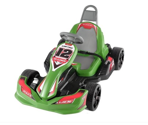 Kart elettrico verde 12v - go, rc