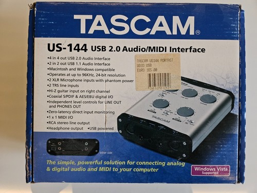 Scheda audio tascam 144 usb - audio, us-144