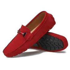 Mocassino uomo slip on casual guida festa scarpe basse moda primavera taglia 39-52