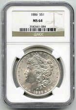 1886 Morgan Argento Dollaro
