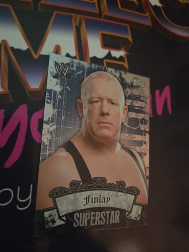 Topps wwe wwf finlay superstar - wwf,
