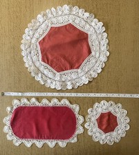3 Red and White Vintage