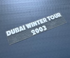 SCRITTA MATCH DETAILS SLEEVE PATCH PER MAGLIA JUVENTUS 02-03 MATCH WORN ISSUED