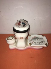 UMORISMO-SANITARIA-CESSI-SCORREGGE-DIVERTENTE POSACENERE-DA COLLEZIONE-FIGURATO