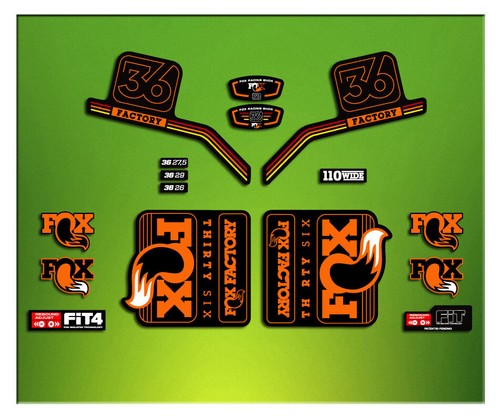 Adesivi forcella factory fox - adesivi,