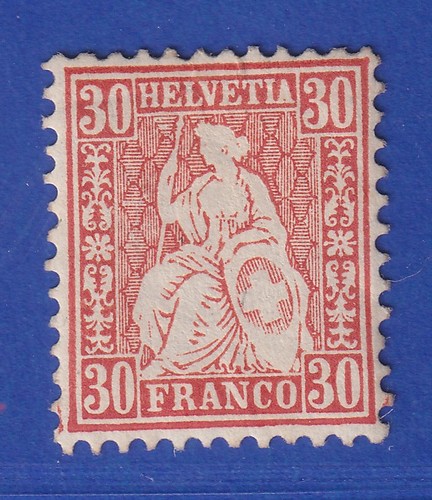 Svizzera 1862 helvetia seduta - 1862,
