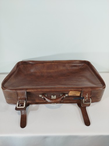 Valigia vintage pelle - in,