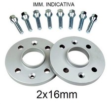COPPIA DISTANZIALI FIAT PUNTO 176 1993> 4x98  58.1 DA 16 MM CON BULLONI
