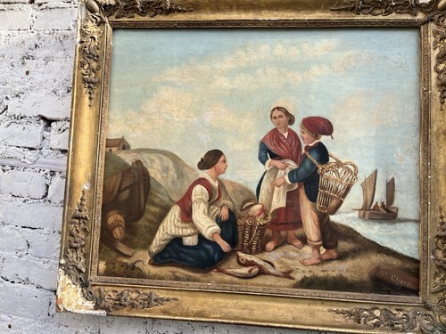 Grande huile sur - grande, toile