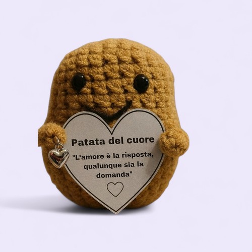 Patata del cuore amigurumi - patata,