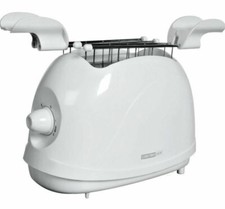 Tostapane per toast piastra tostiera tosta pane con due pinze e timer 2 fette 