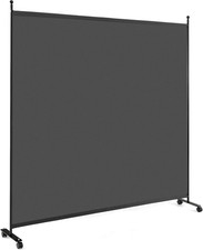 Divisorio a 1 Pannello, Separè per Interno, Esterno, Paravento Mobile, Parete Di