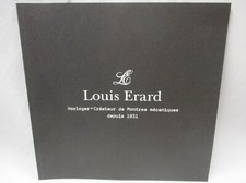 Orologio Louis Erard Mint NOS 2010 Catalogo Prodotti 1931 Emozione Patrimonio e Sportivo