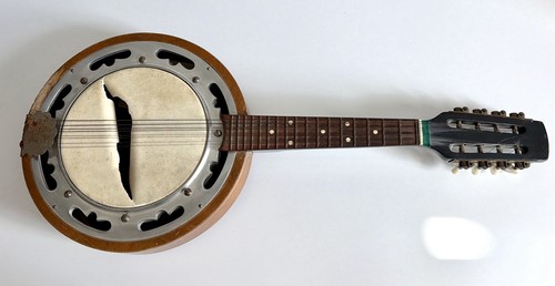 Antique italian banjo mandolin - banjo,