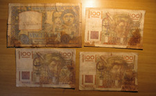 lotto banconote francesi 20 f numero 3 100 f