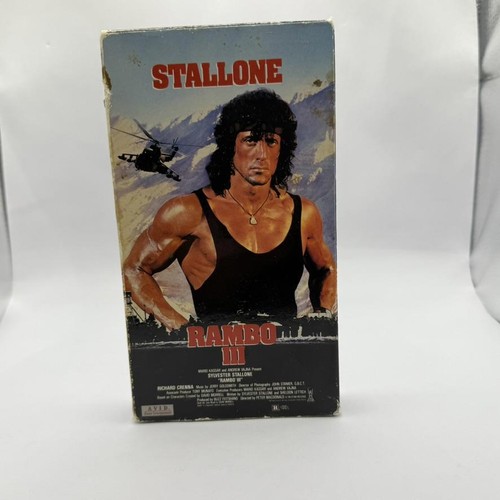 Rambo iii vintage vhs - iii,