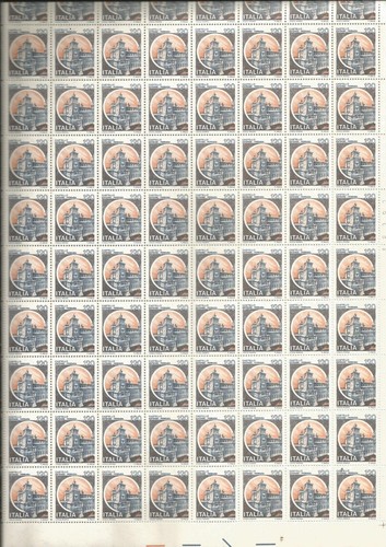 1980 italia foglio intero - 1980,