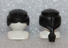 Playmobil Hair 2 Black Wigs