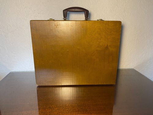 Scatola legno pittori