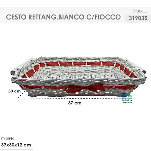 Cesto cesta rettangolare - cesto,