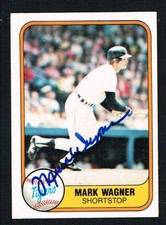 Mark Wagner #478 autografo