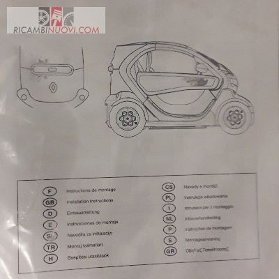 Adesivo originale renault - adesivo,