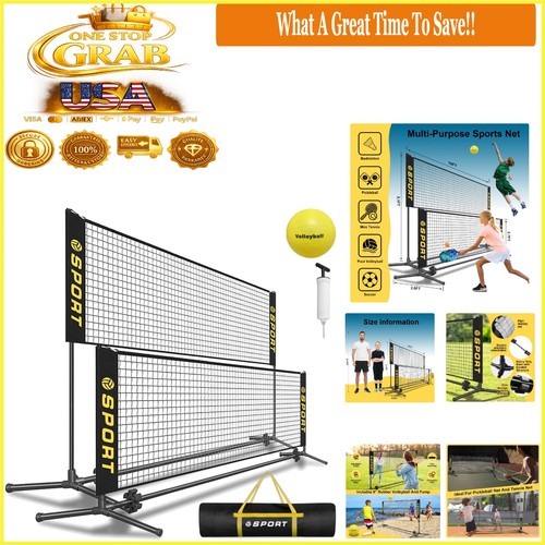 Set rete pallavolo multisport - rete,