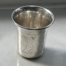 Antico Punzone Vetro Colpo