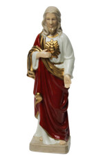 Statua del Sacro Cuore di Gesù in Porcellana 23 cm Navel PB9566