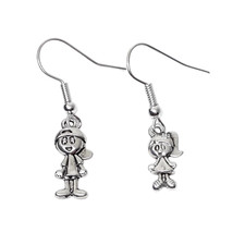Orecchini con Bimba e Bimbo