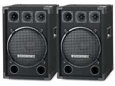 2x Altoparlanti Casse Box Subwoofer DJ PA 2 Vie 12" 30cm Disco HiFi 1200w Set