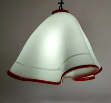Lampadario Vetro Murano Bianco