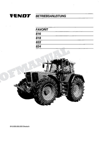 Fendt favorit 816 - favorit, 822