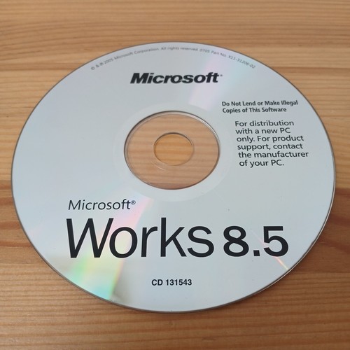 Microsoft works software - works,