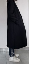 cappotto nero donna misto lana
