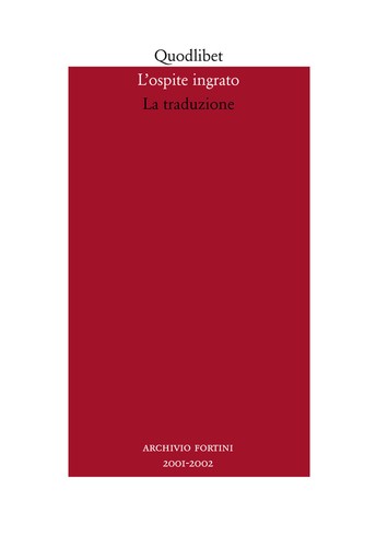 Ospite ingrato annuario del - l'ospite,