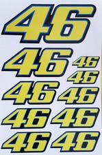 46 Valentino Rossi moto adesivo stickers Vale MOTOGP adesivi