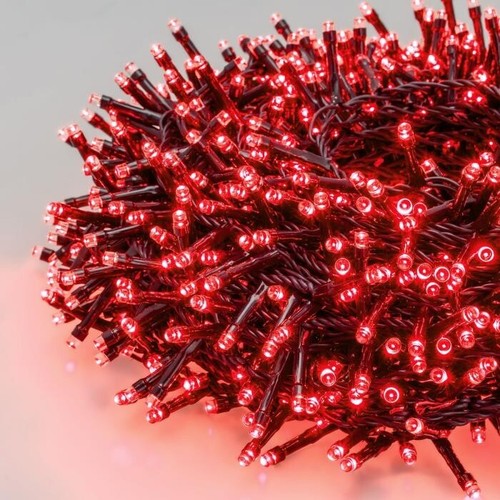Luci rosso addobbi albero - rosso,