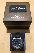 OROLOGIO DA POLSO CRONOGRAFO PHILIP WATCH RETROGRADE MOVEMENT QUARZO CASSA 40mm