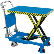 Transpallet piattaforma alzata