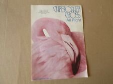 Christopher Cross - All Right,SPARTITO  musicale 1983 ( leggere IN BASSO ) 