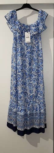 Abito zara blu - blu, bianco