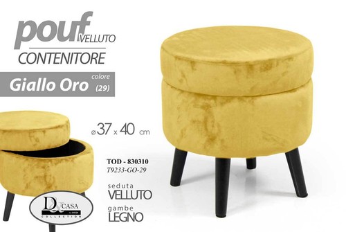 Pouf contenitore poggiapiedi - pouf,