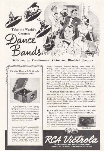 1939 rca victrola bande da - bande,