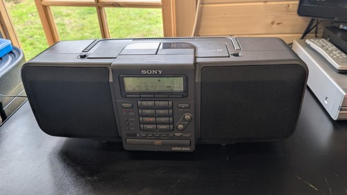 Sony cfd 703 boombox megabass - sony,