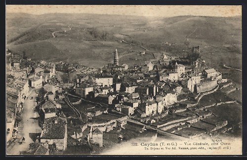 Cpa caylus vue - caylus,,