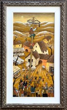 Antonio capuzzo 60x30 olio - capuzzo, su