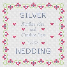 Punto croce matrimonio - punto,