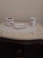 SET TRE PEZZI ACCESSORI BAGNO