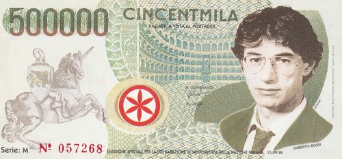 Banconota gadget lega nord - lega,